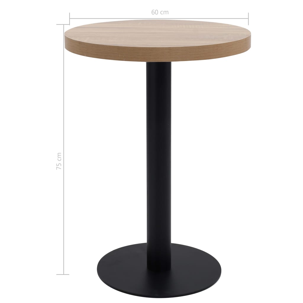 Table bistro 60 cm MDF