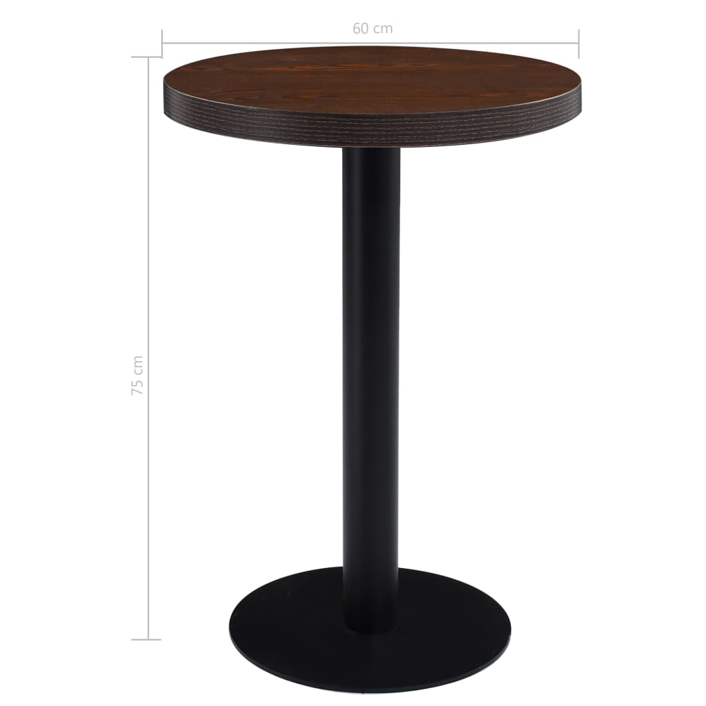 Table bistro 50 cm MDF