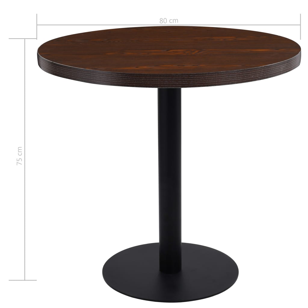 Table bistro 60 cm MDF