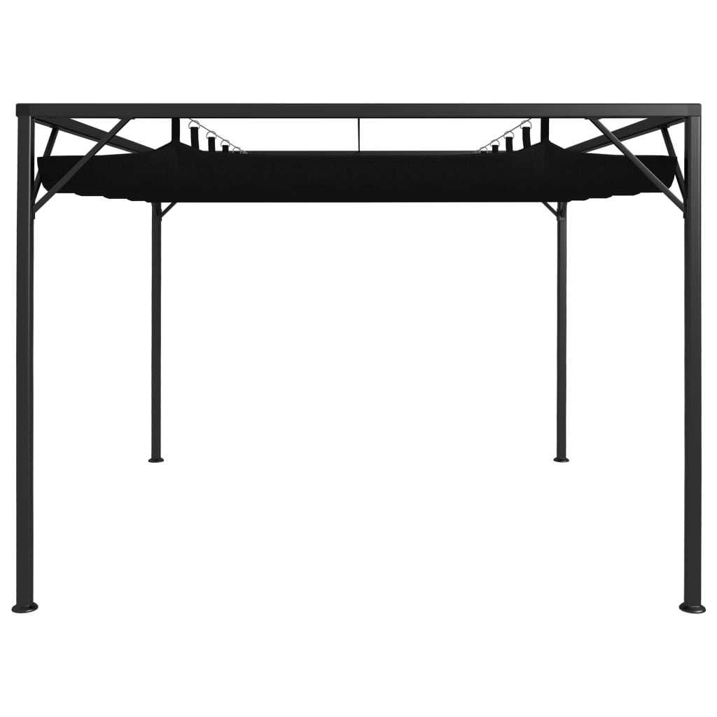 Tonnelle de jardin avec toit rétractable 180 g/m² 3x3 m