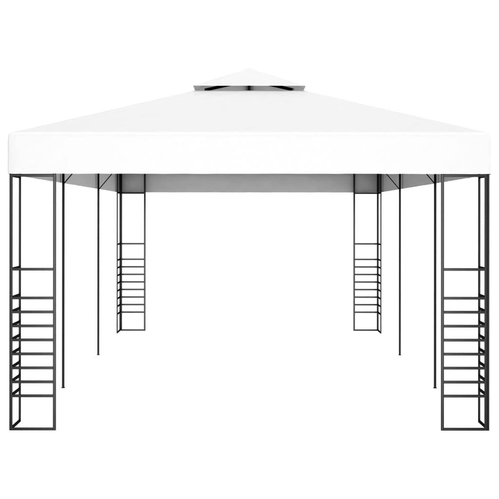 Tuinprieel 4x3x2,7 m gepoedercoat staal