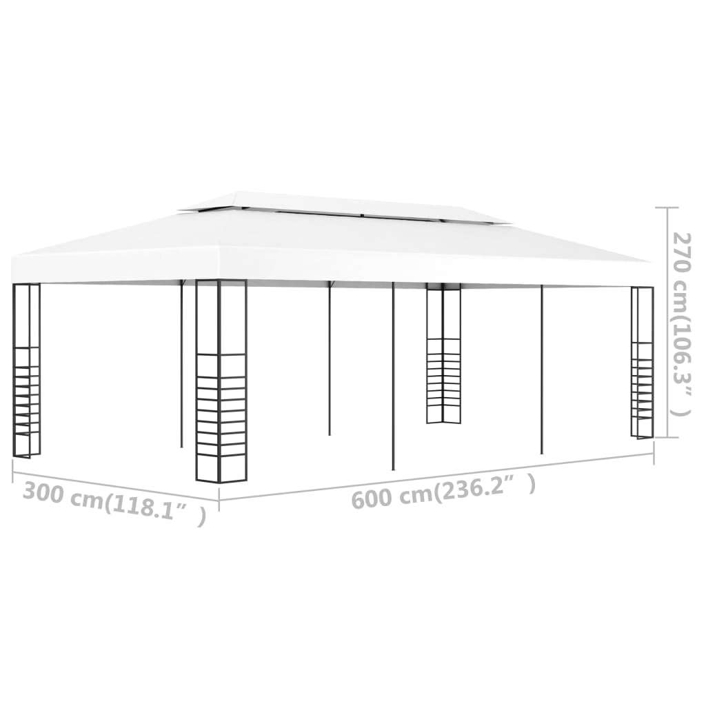 Tonnelle 6x3 m