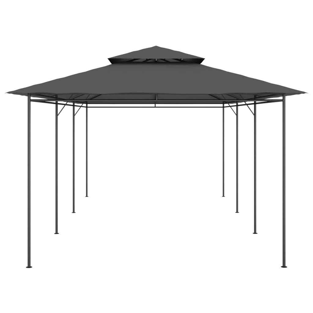 Gazebo avec rideaux 600x298x270 cm