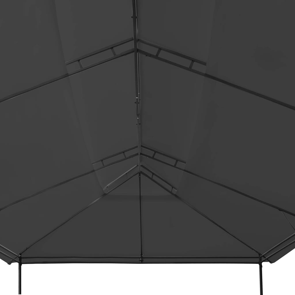 Gazebo avec rideaux 600x298x270 cm