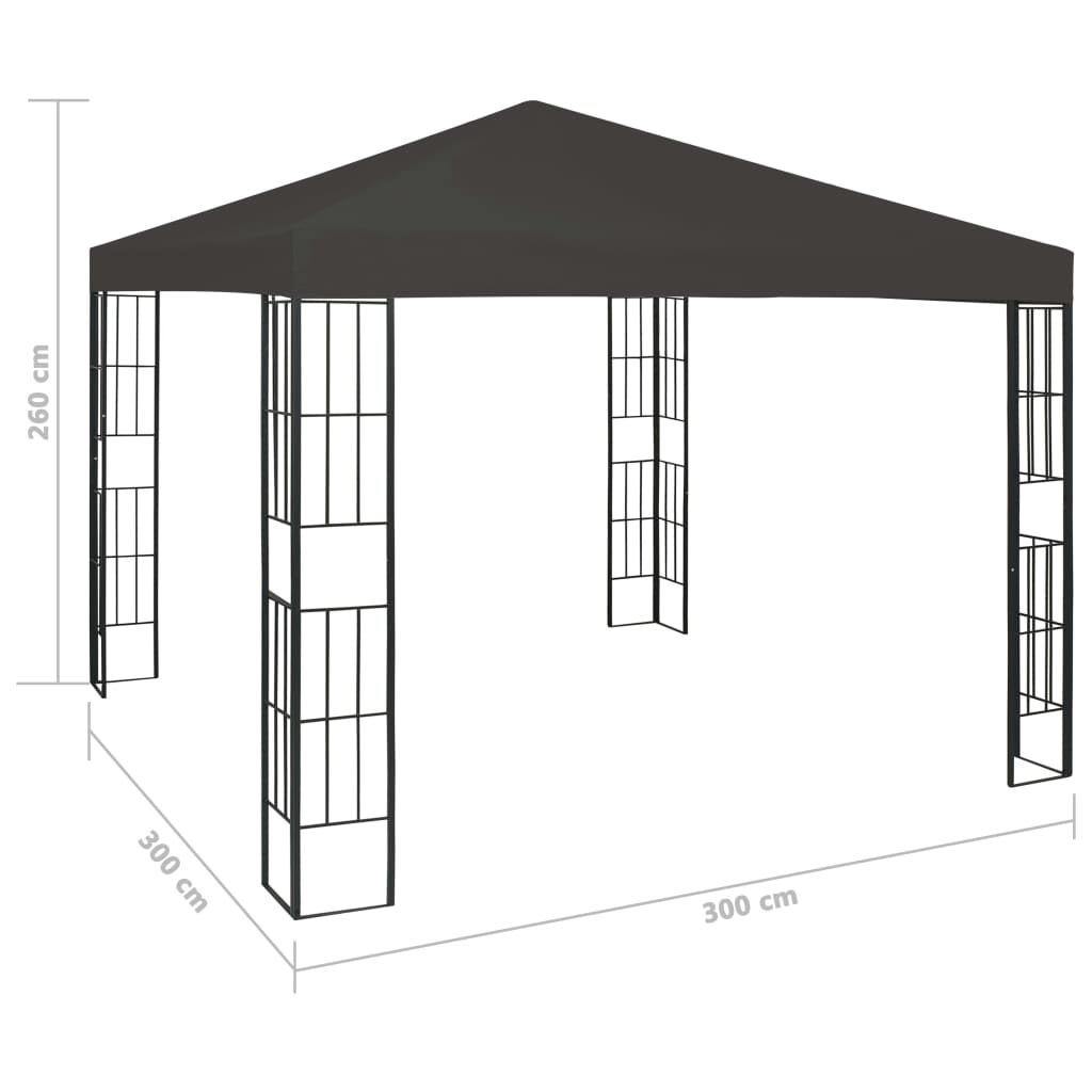 Tonnelle 3x3 m