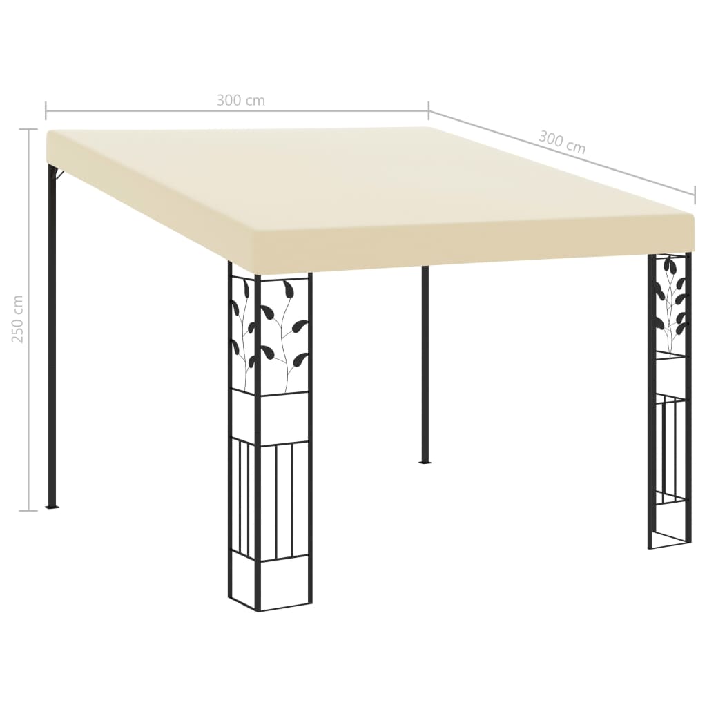 Wandprieel 3x3x2,5 m