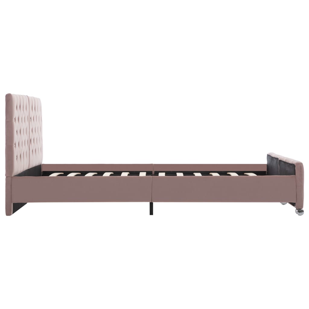 Bedframe fluweel 160x200 cm