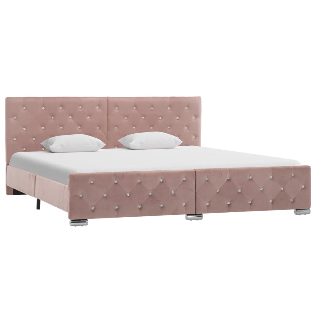 Bedframe fluweel 160x200 cm