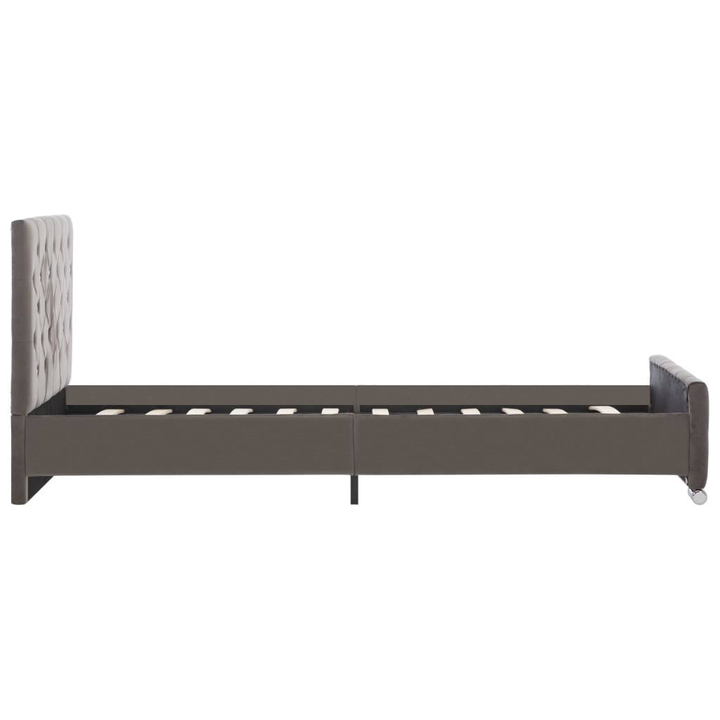 Bedframe fluweel 160x200 cm