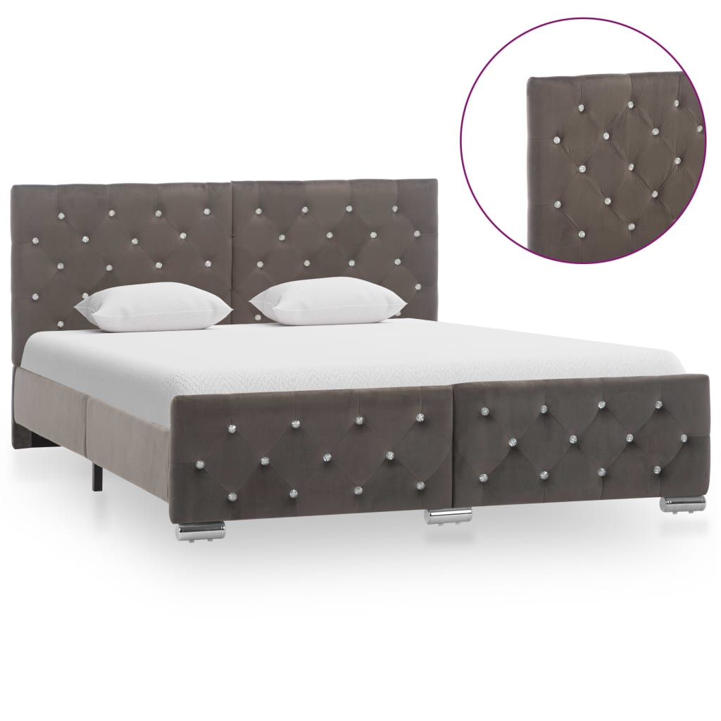 Bedframe fluweel 160x200 cm