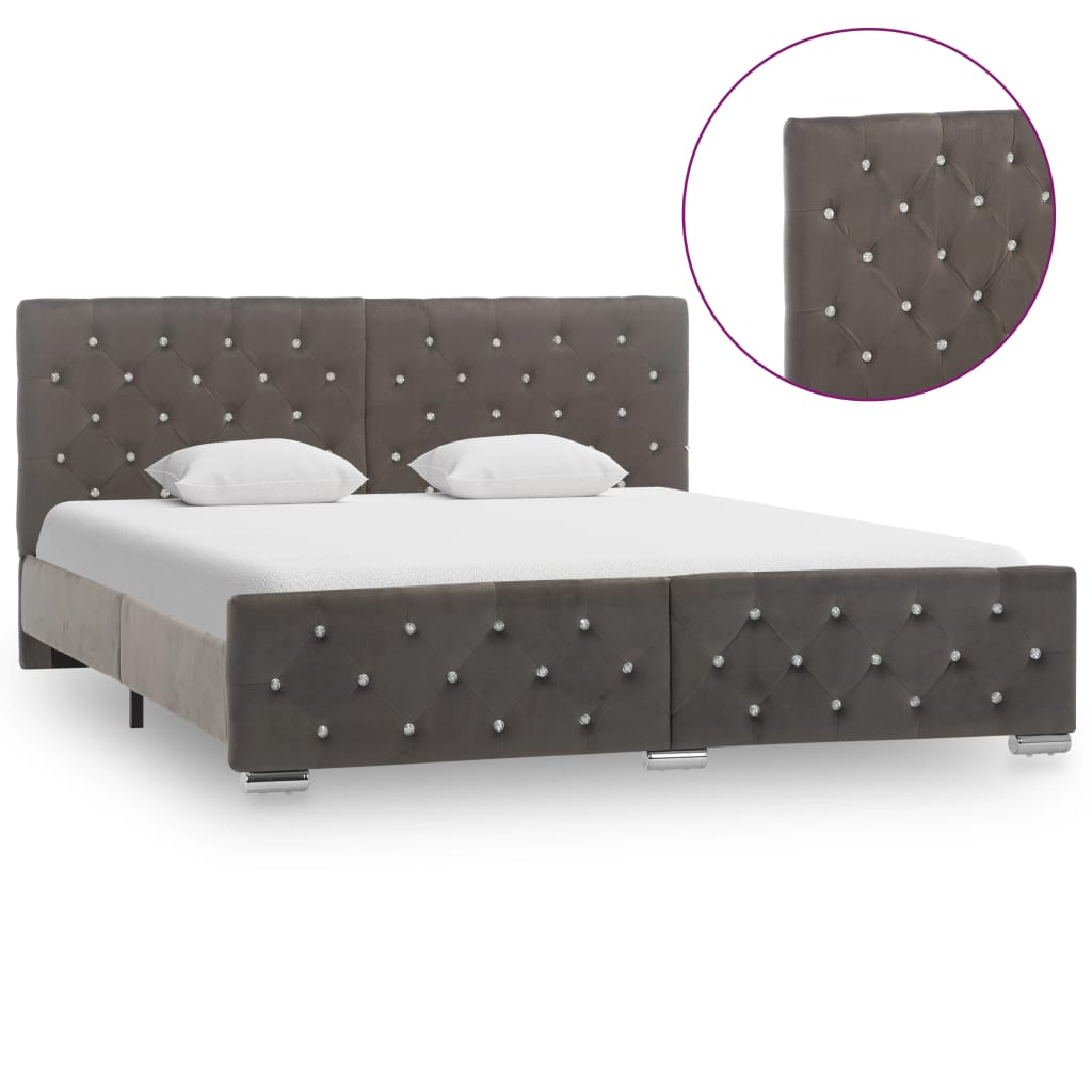 Bedframe fluweel 160x200 cm