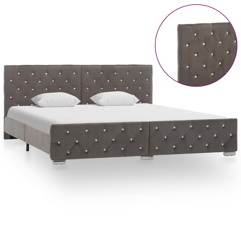 Bedframe fluweel 160x200 cm