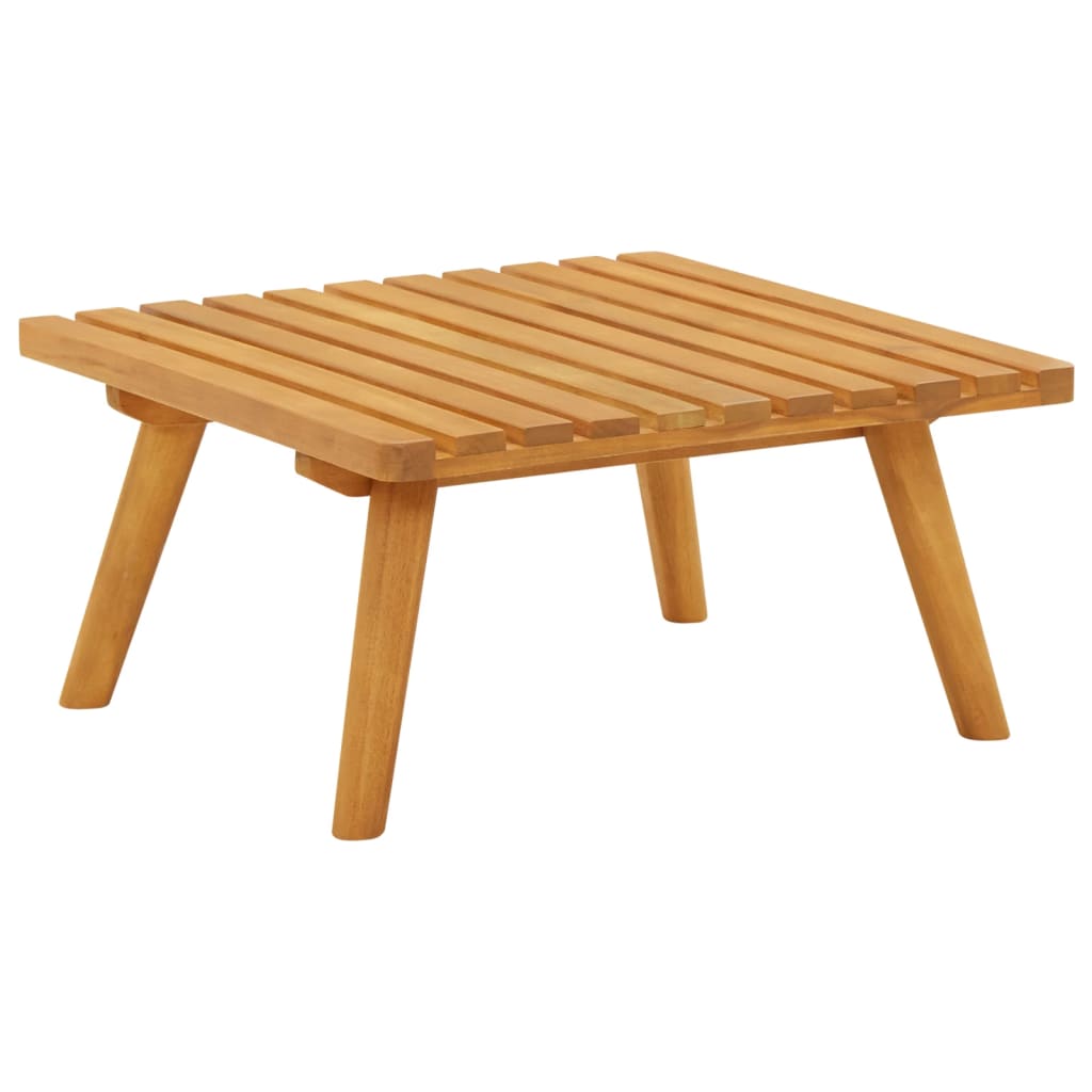 Chaise de jardin avec coussins en bois d'acacia massif