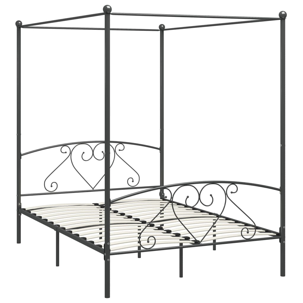 Hemelbedframe metaal 120x200 cm