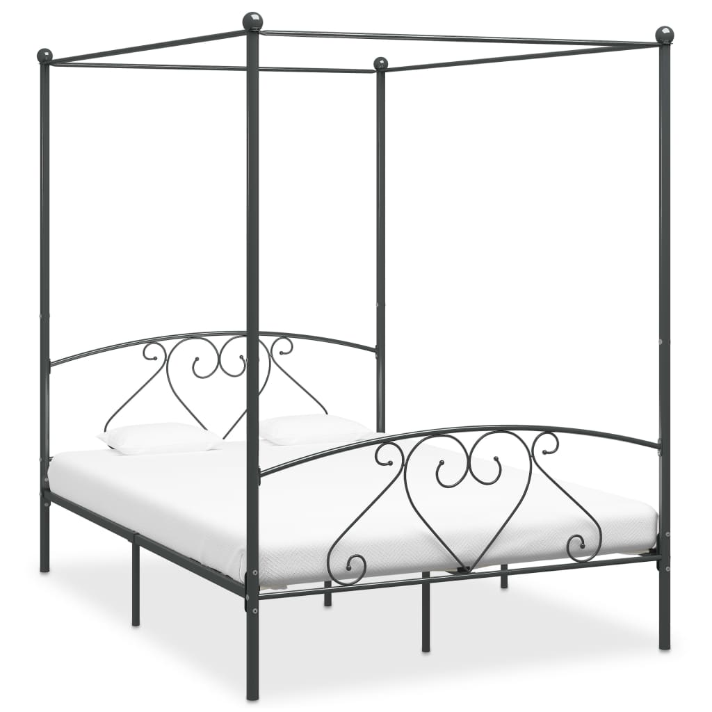 Hemelbedframe metaal 120x200 cm