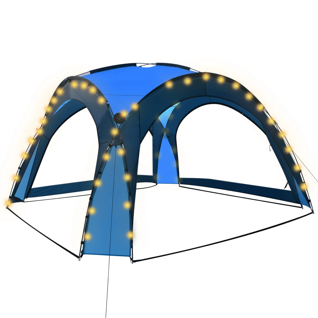 Partytent met LED 4 zijwanden 3,6x3,6x2,3 m