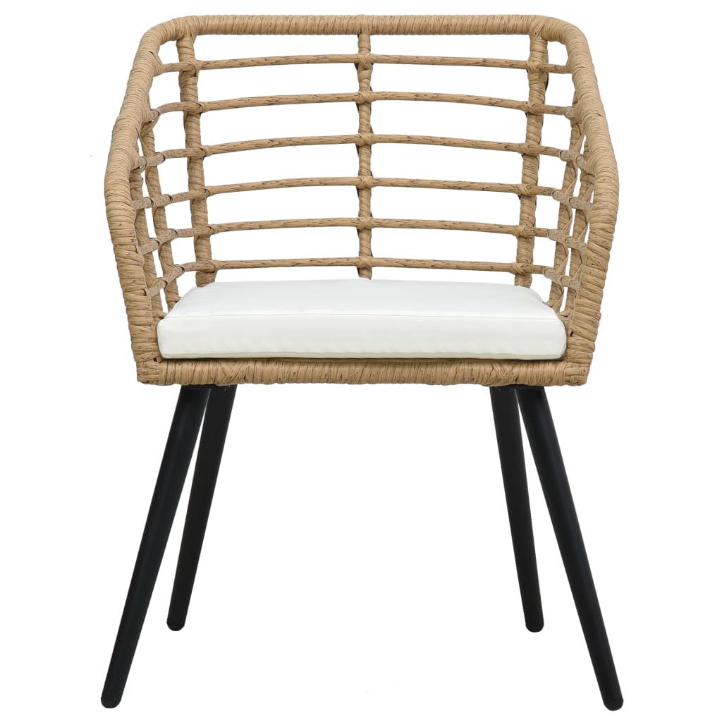 3-delige Bistroset poly rattan