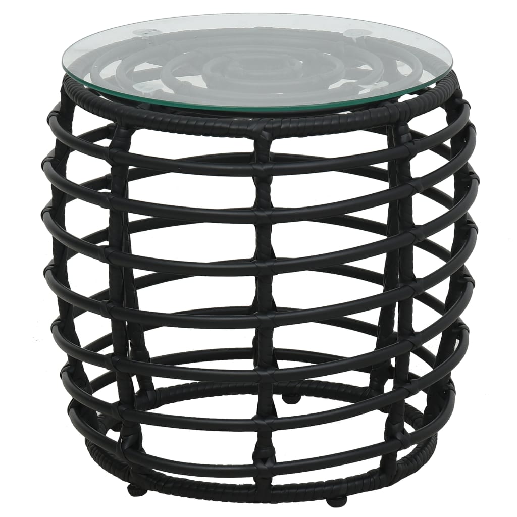 3-delige Bistroset poly rattan