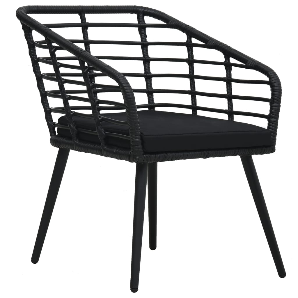 3-delige Bistroset poly rattan