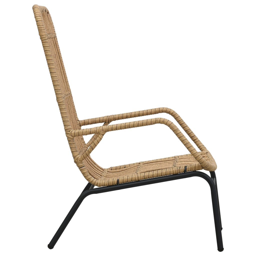 Chaise de jardin en poly rotin