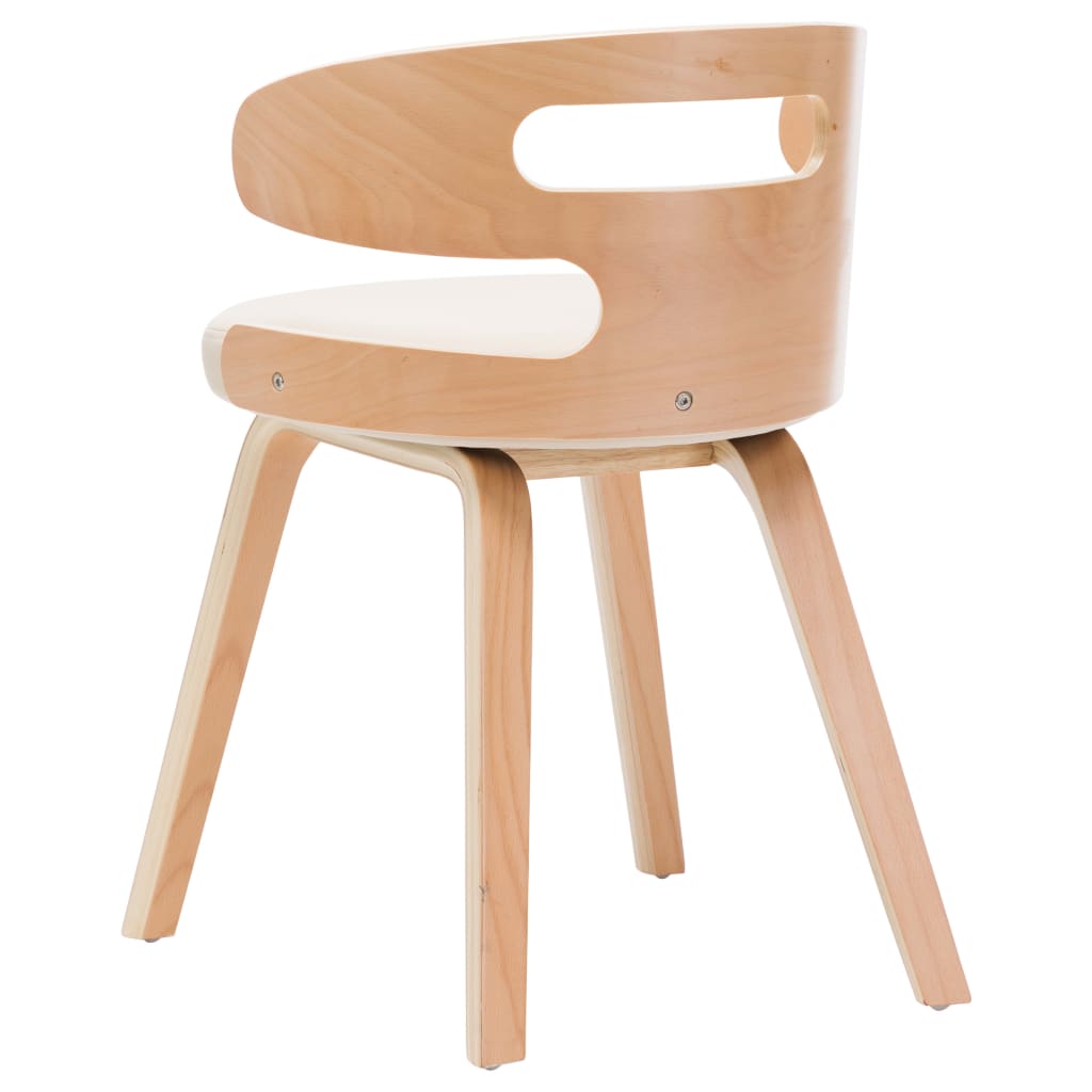 Chaises de salle à manger 6 pcs bois courbé simili cuir