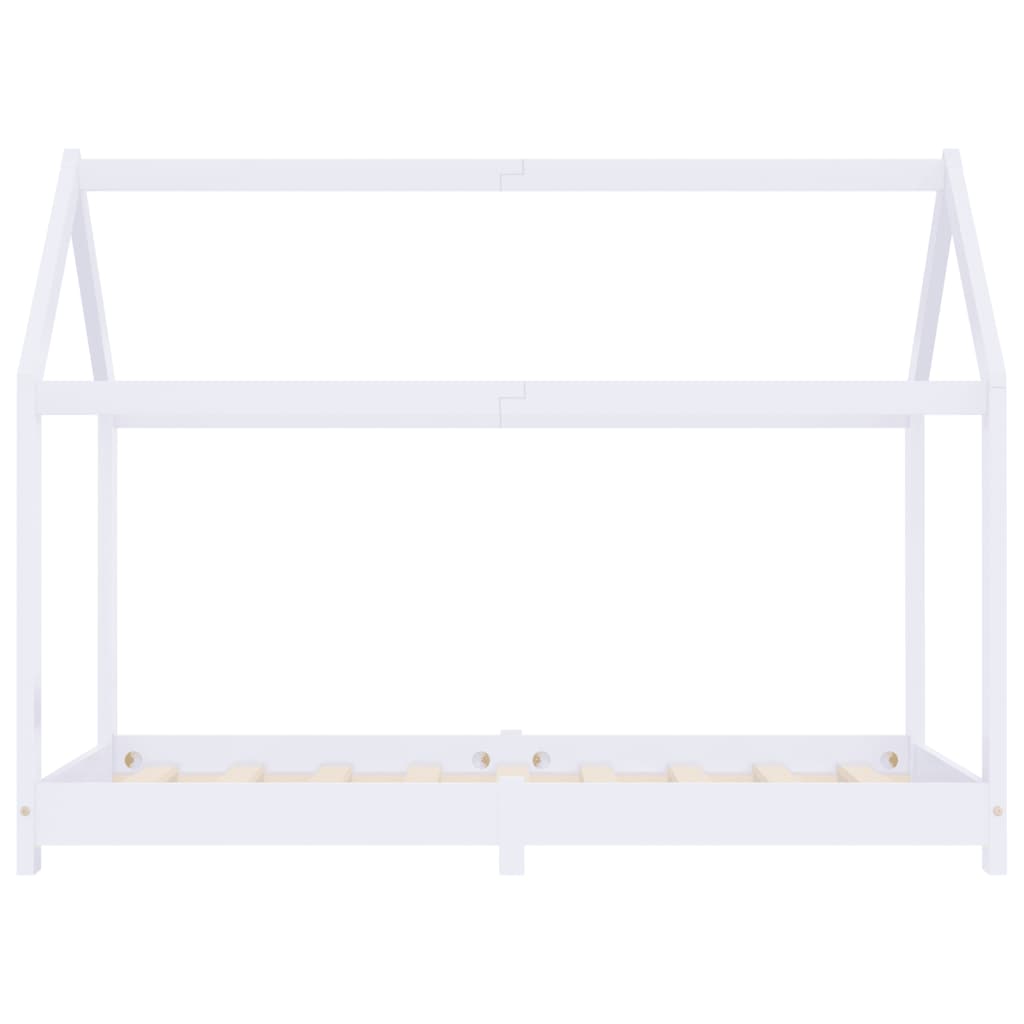 Kinderbedframe massief grenenhout 70x140 cm