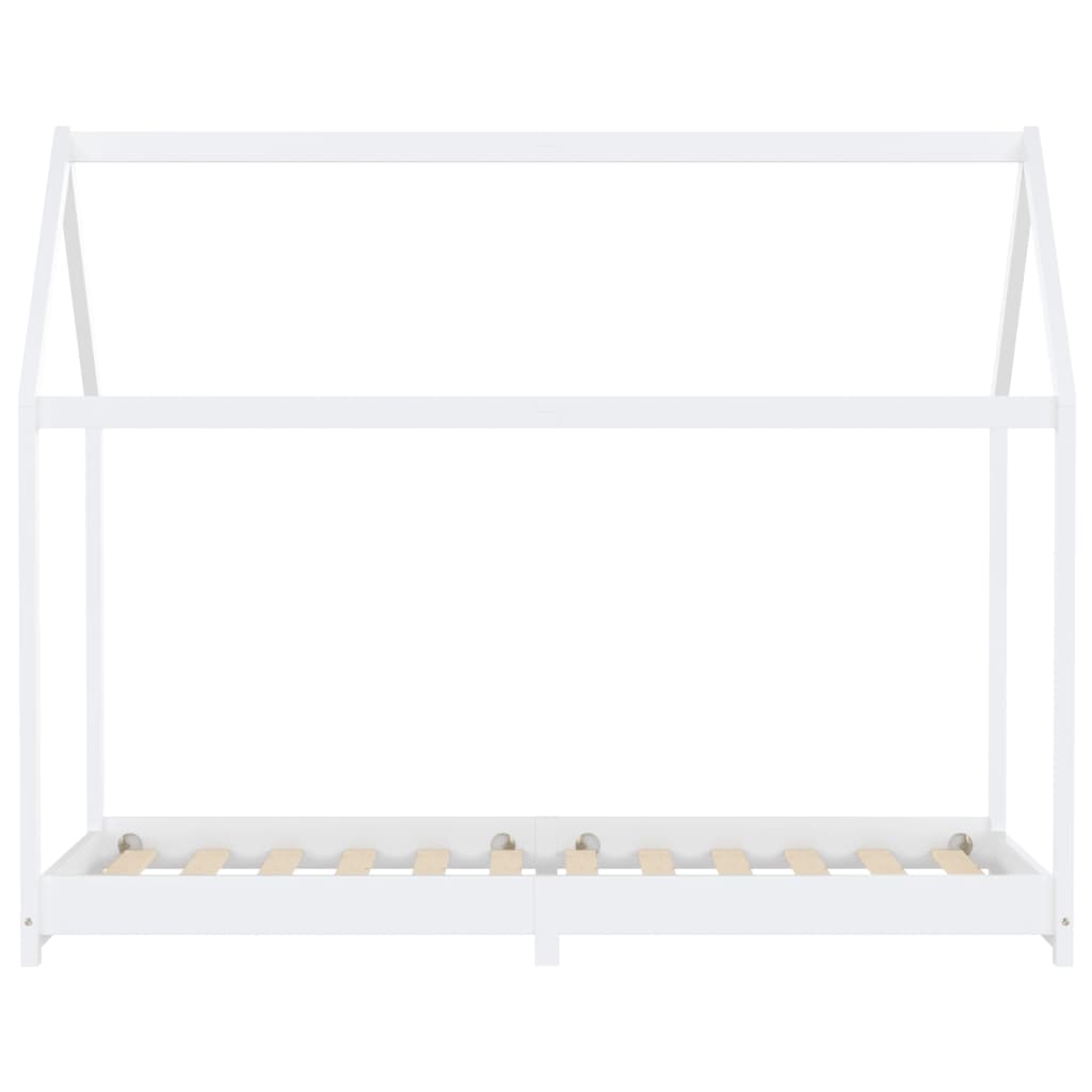 Kinderbedframe massief grenenhout 70x140 cm