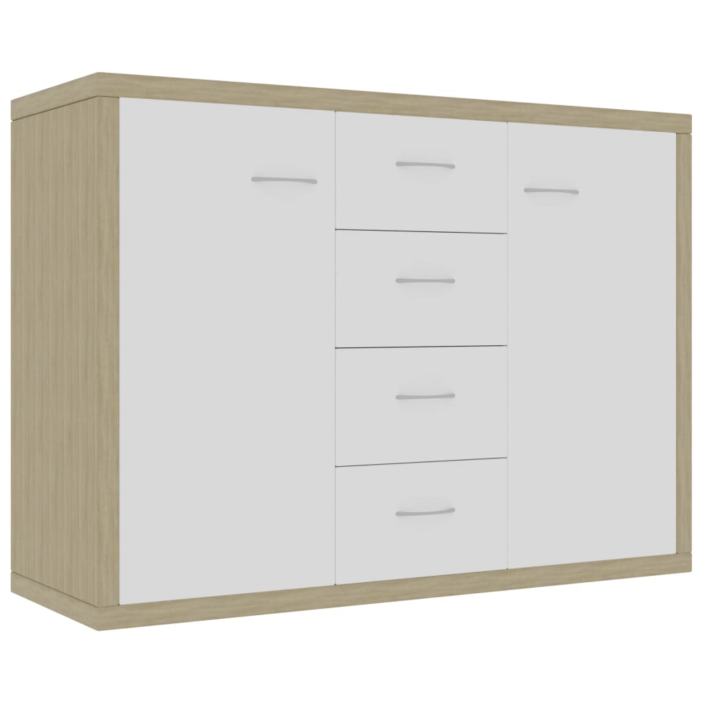 Buffet 88x30x65 cm en bois travaillé