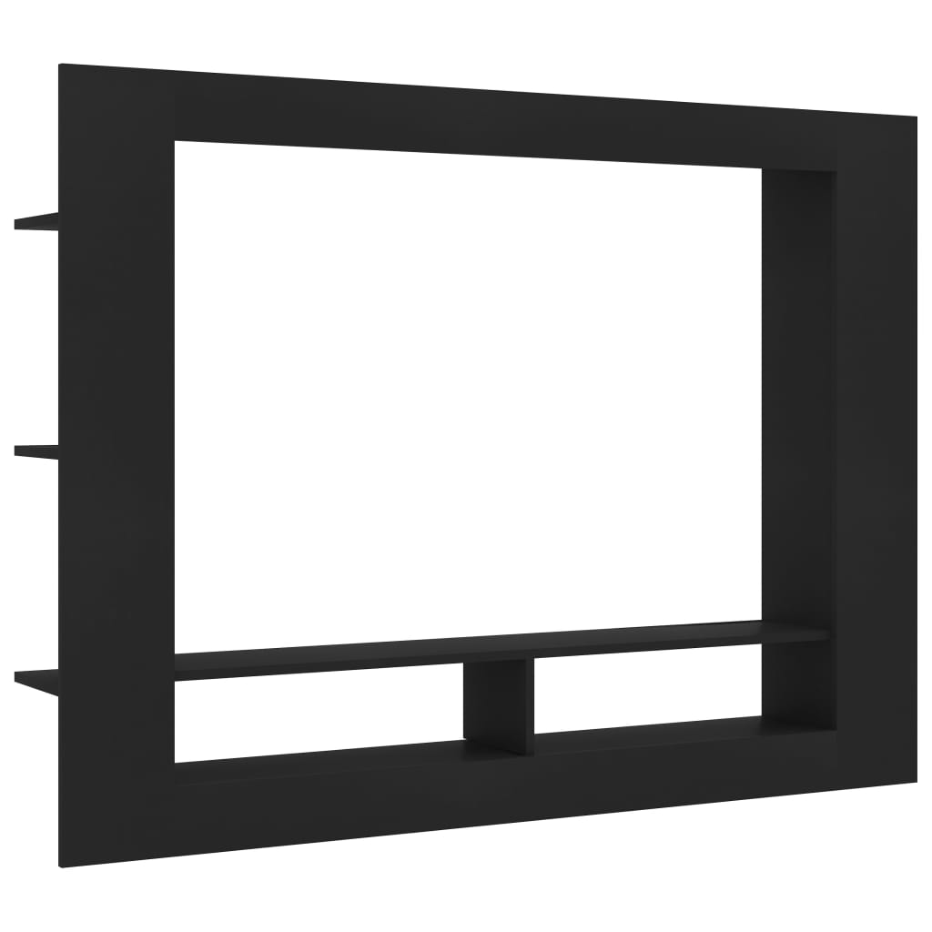 Meuble TV 152x22x113 cm en bois travaillé