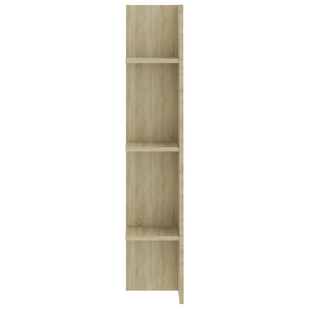 Meuble TV 152x22x113 cm ouvré en bois couleur chêne