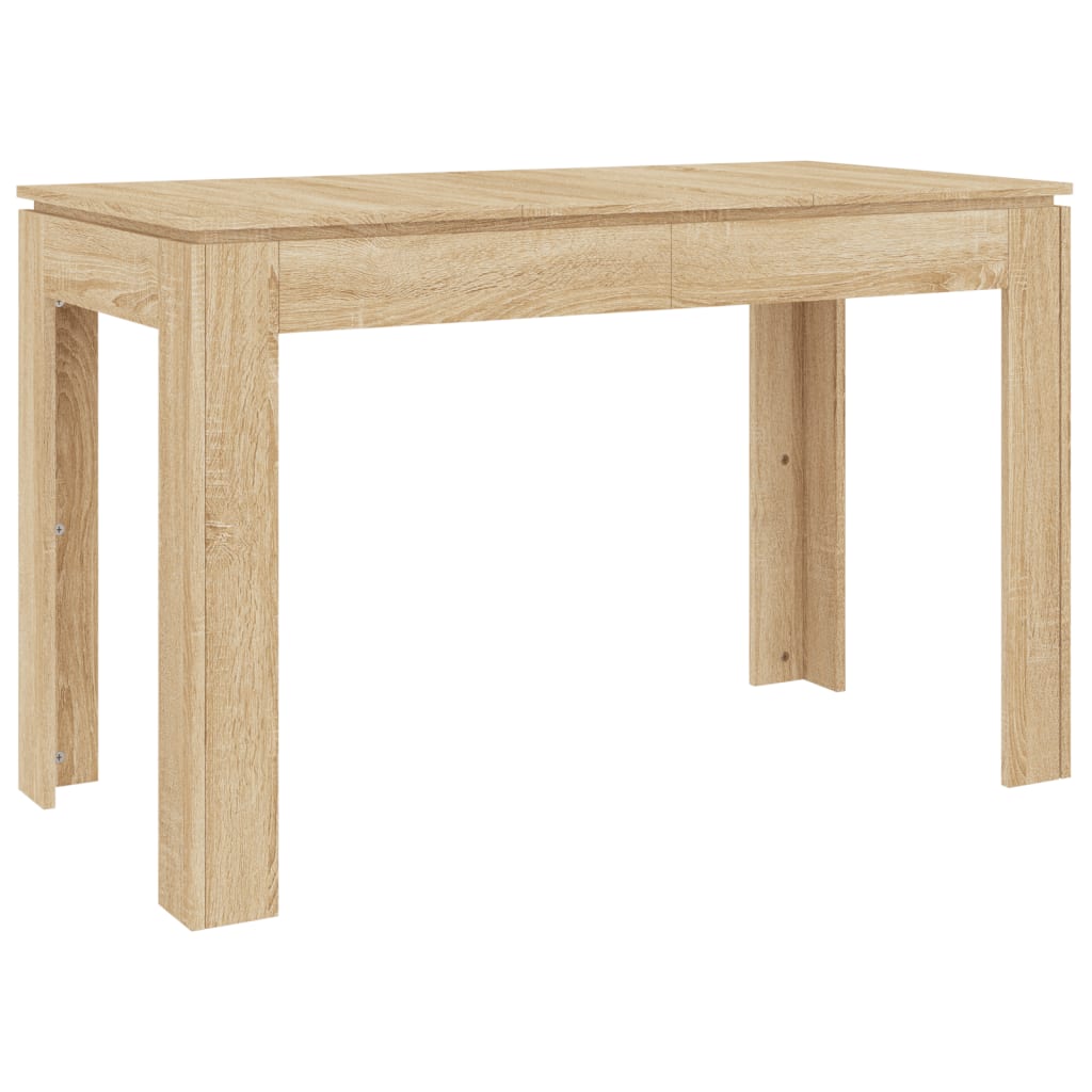 Table à manger 120x60x76 cm en bois travaillé