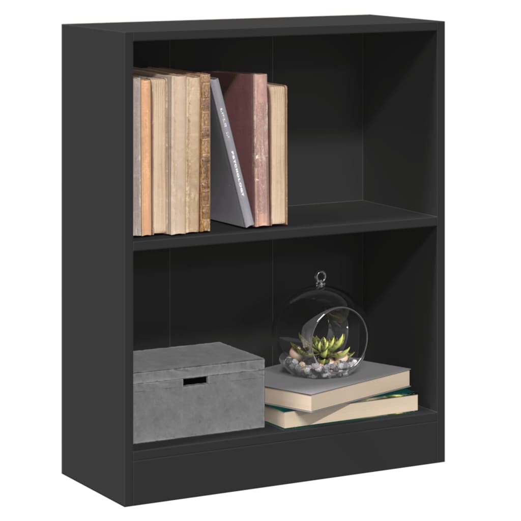 Boekenkast 60x24x76 cm bewerkt hout grijs sonoma eikenkleurig