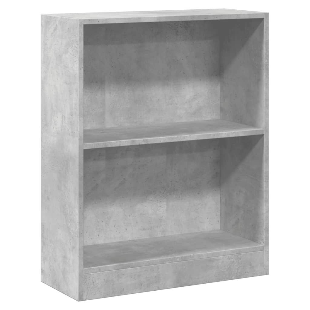 Boekenkast 60x24x76 cm bewerkt hout grijs sonoma eikenkleurig