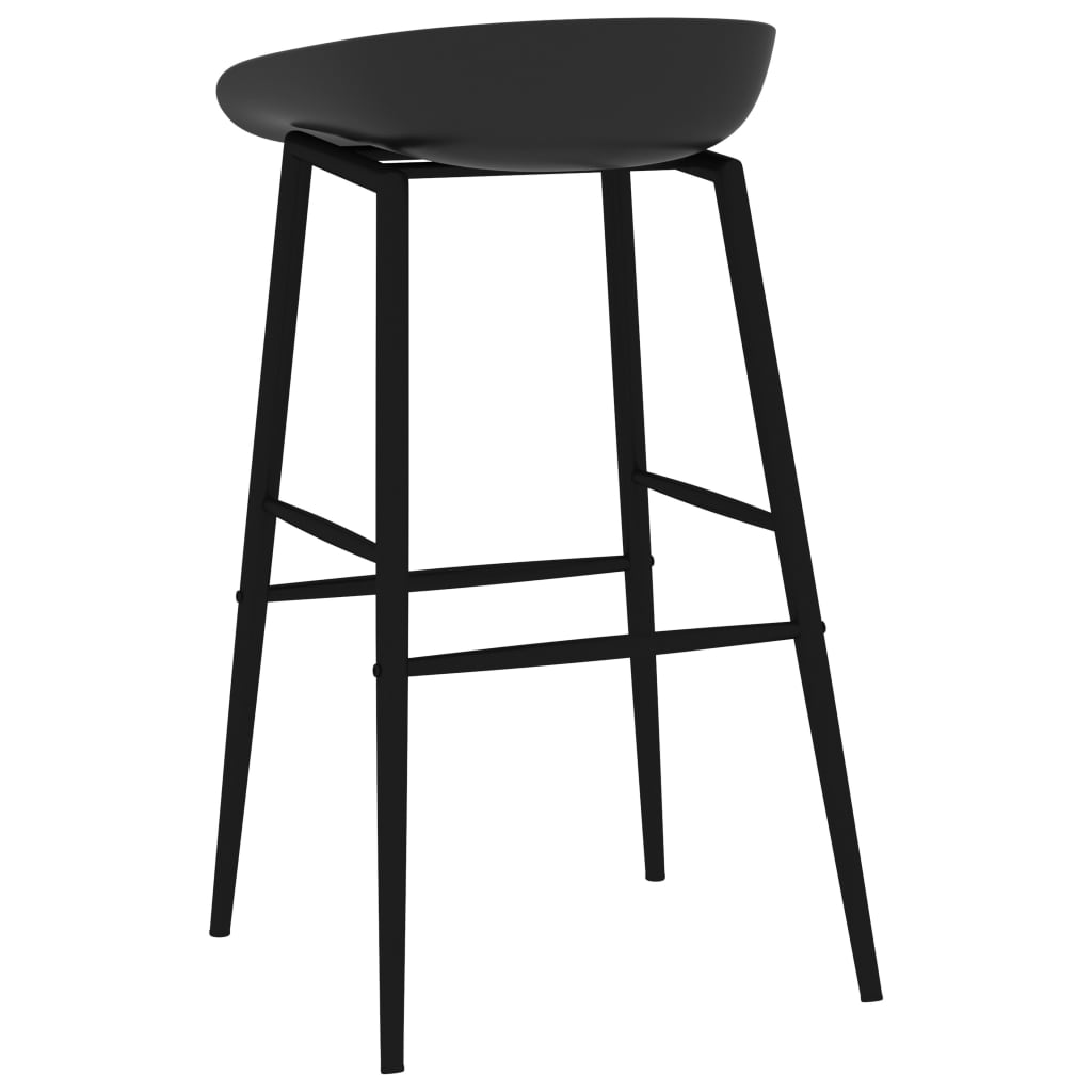 Barstoelen 2 st grijs