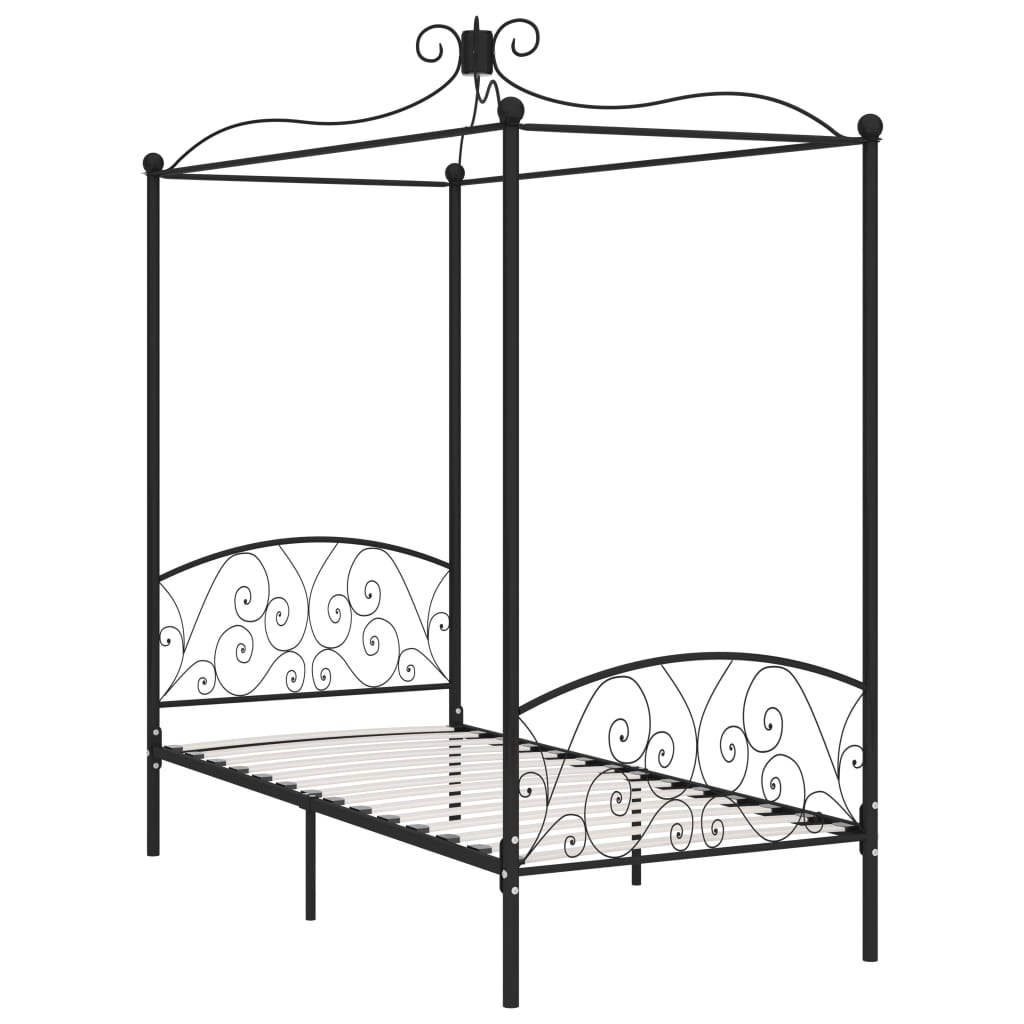 Hemelbedframe metaal 120x200 cm