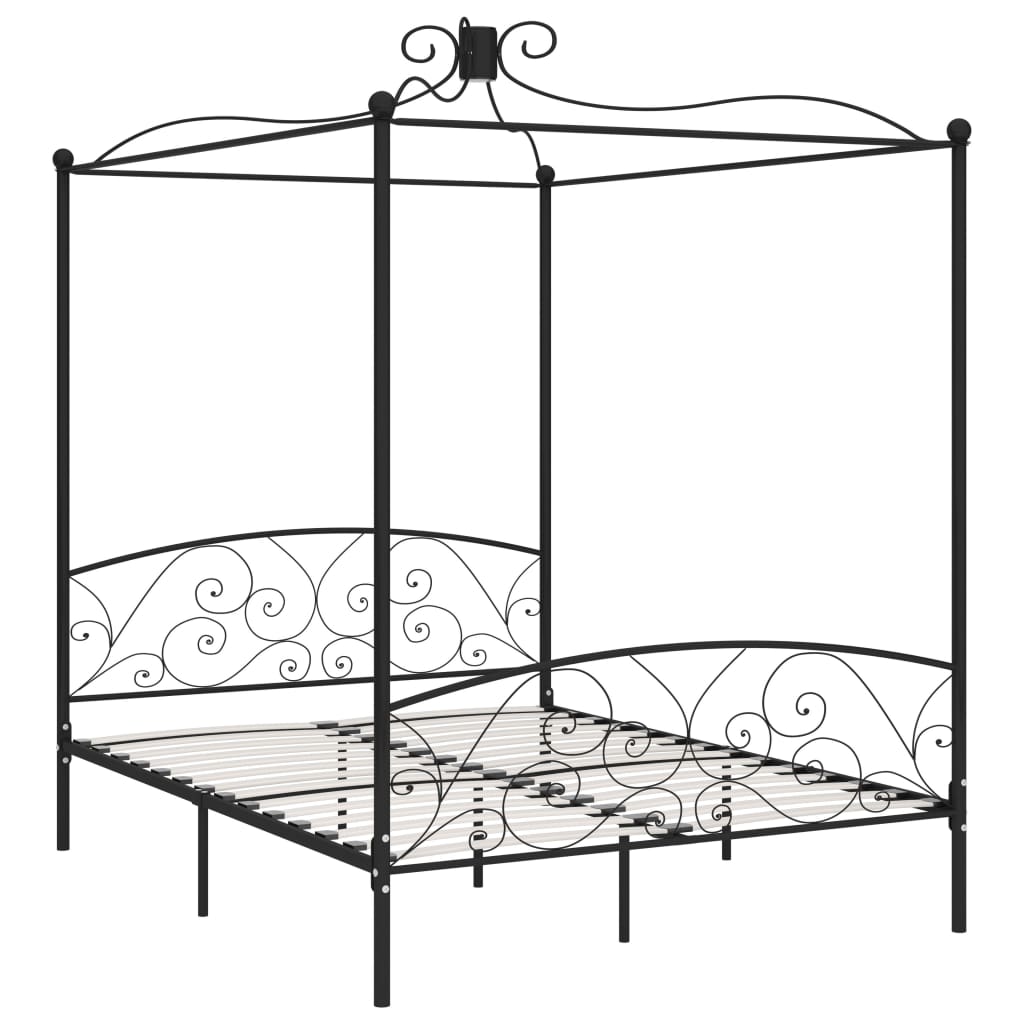 Hemelbedframe metaal 120x200 cm