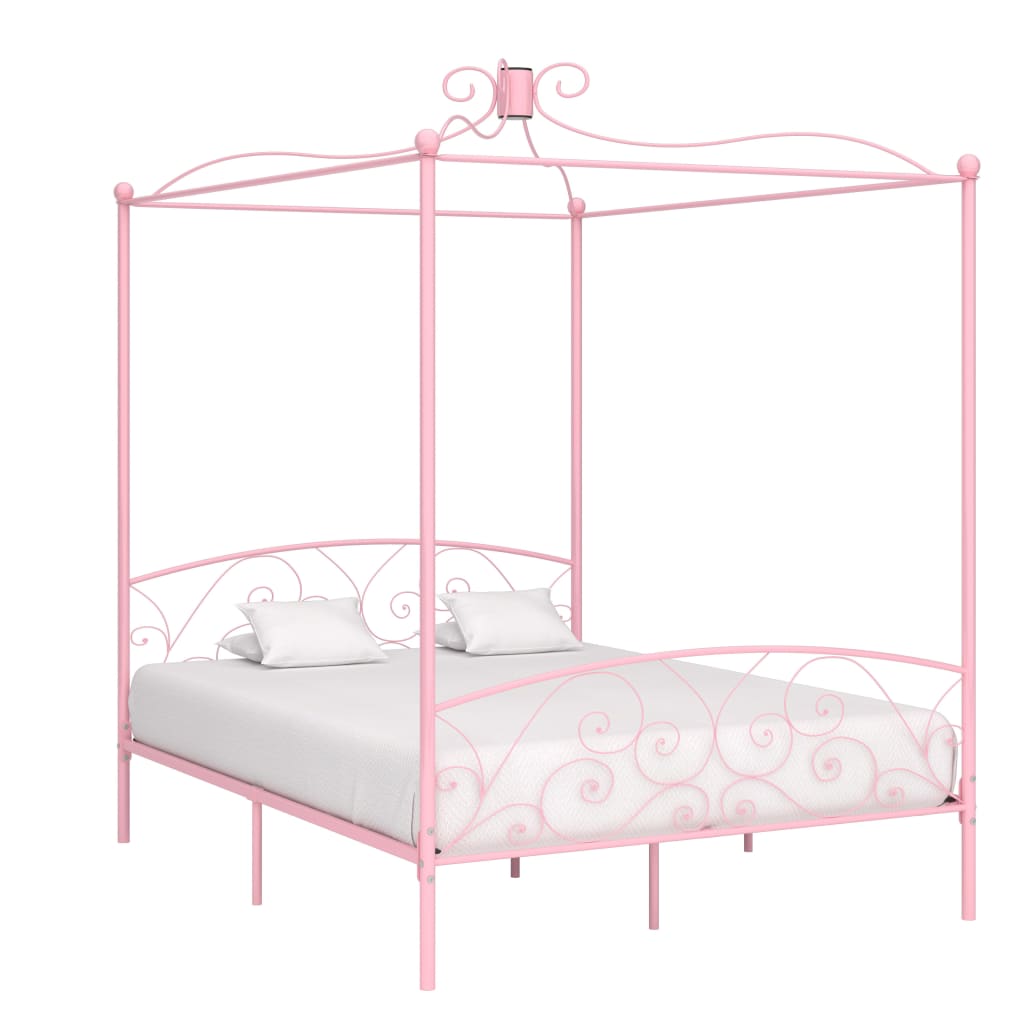 Hemelbedframe metaal 120x200 cm