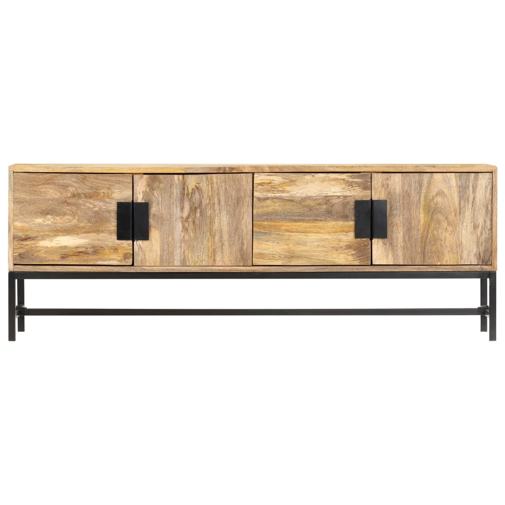 Tv-meubel 140x30x50 cm massief mangohout