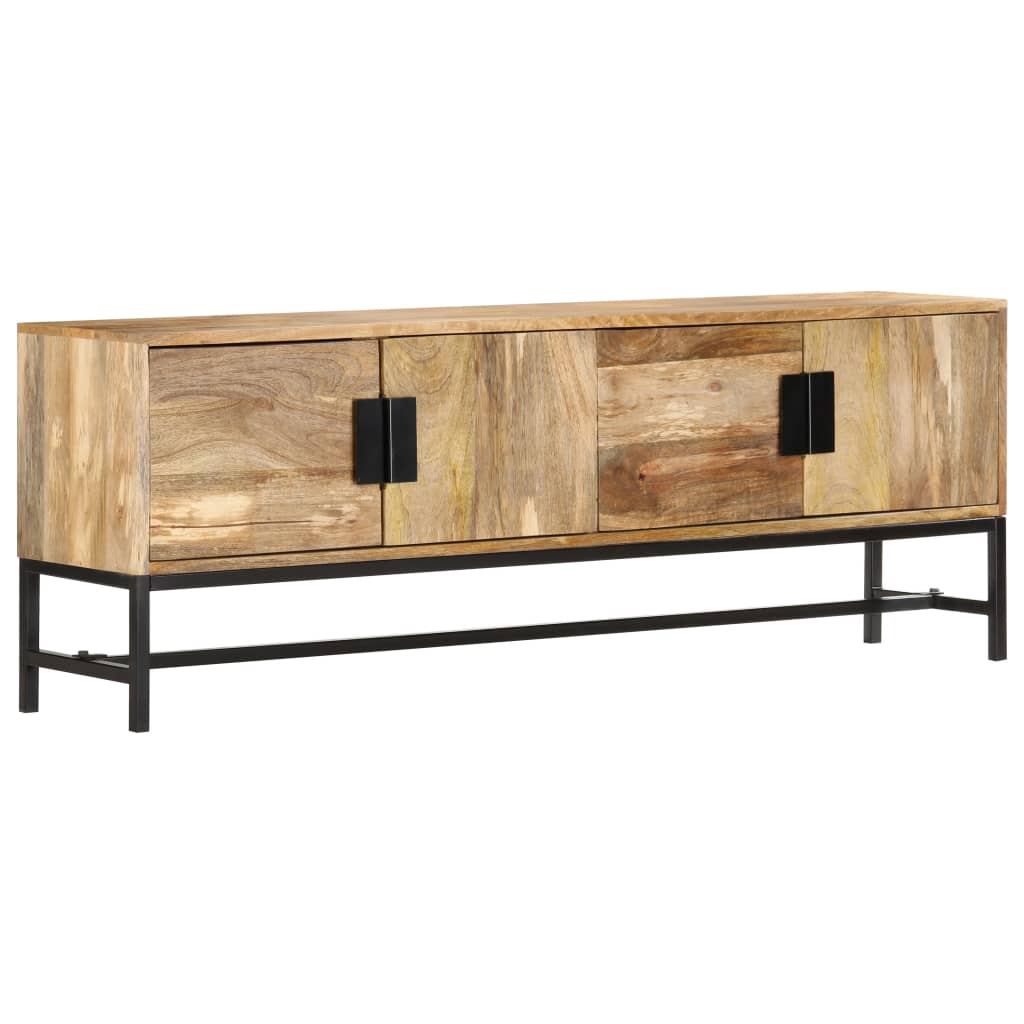 Tv-meubel 140x30x50 cm massief mangohout