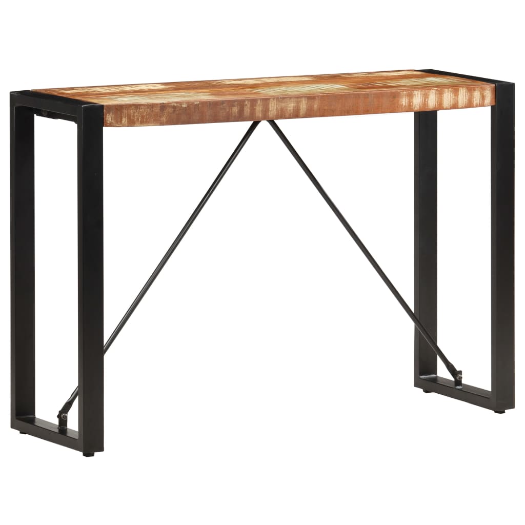 Table console 110x35x76 cm bois massif recyclé