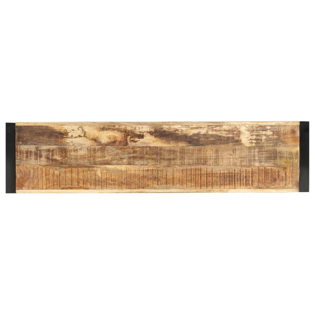 Wandtafel 150x35x76 cm massief gerecycled hout