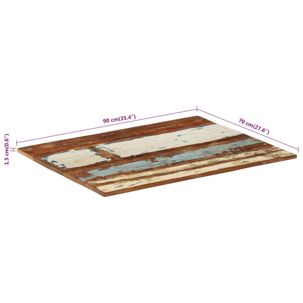 Tafelblad 15-16 mm 80x80 cm massief acaciahout