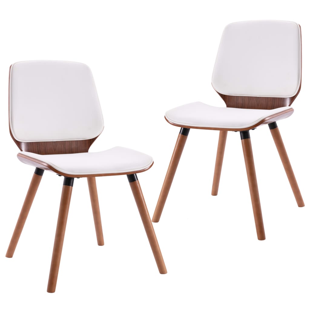 Chaises de salle à manger 2 pcs en tissu