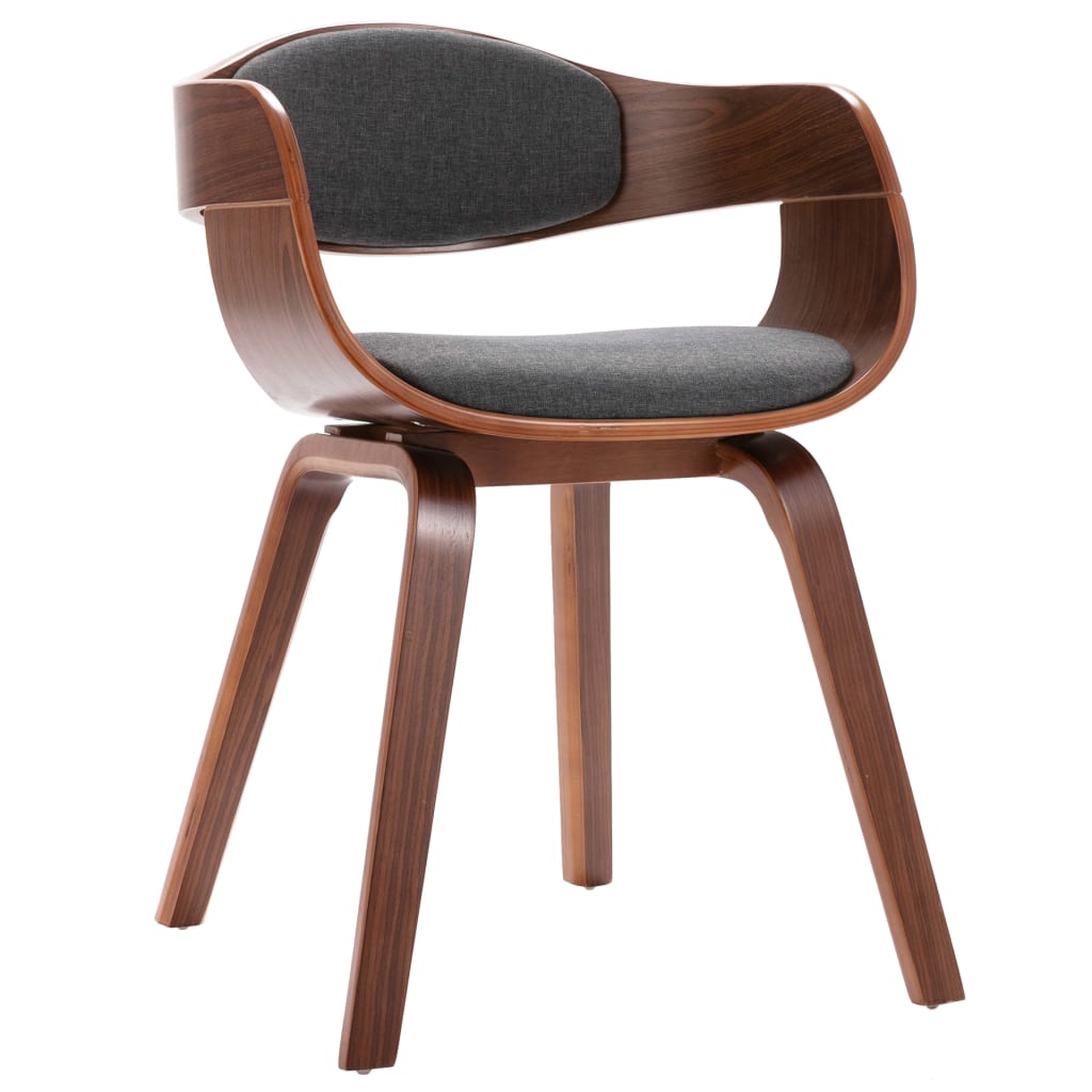 Eetkamerstoelen 2 st gebogen hout kunstleer