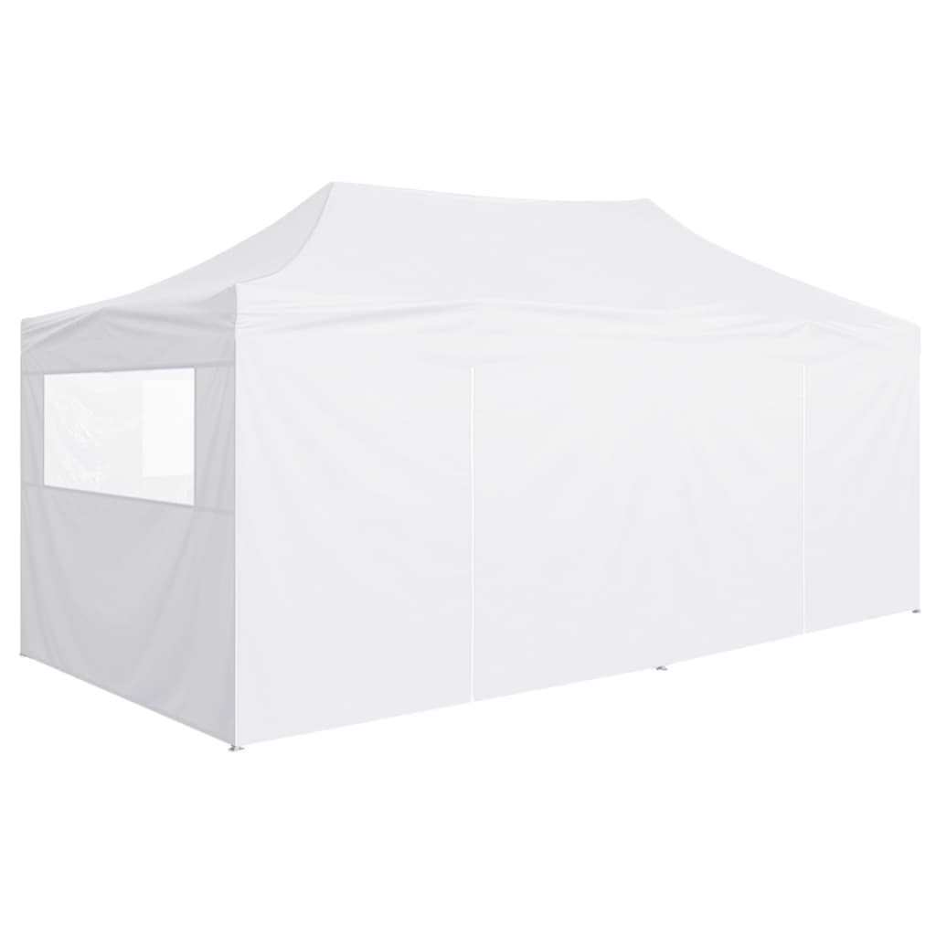 Partytent met 4 zijwanden inklapbaar 3x6 m staal