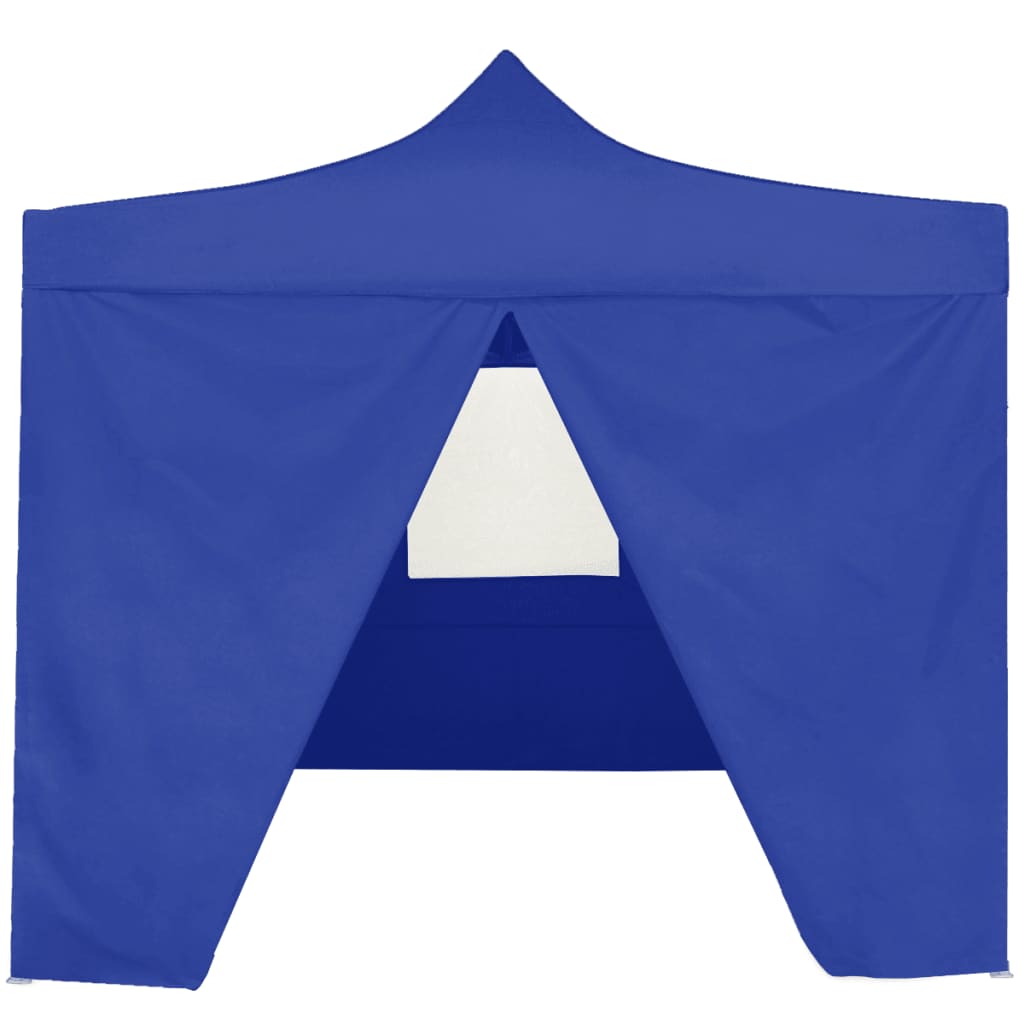 Partytent met 4 zijwanden inklapbaar 2x2 m staal