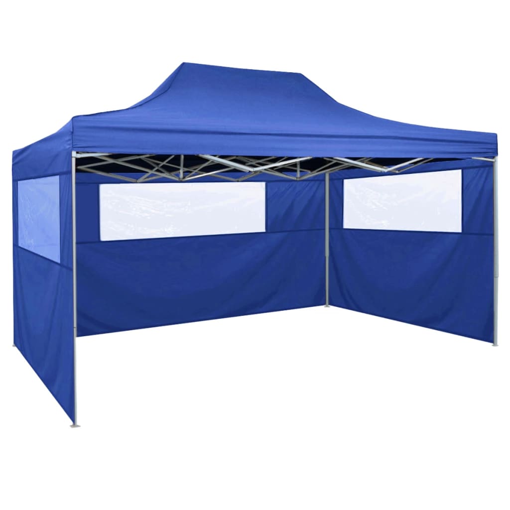 Partytent met 3 zijwanden inklapbaar 3x4 m staal