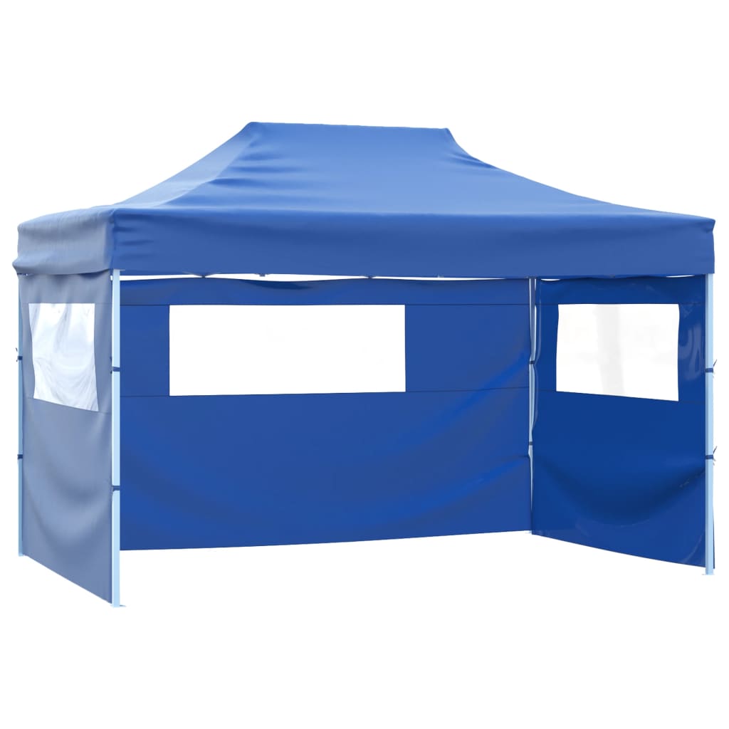 Partytent met 4 zijwanden inklapbaar 3x4 m staal