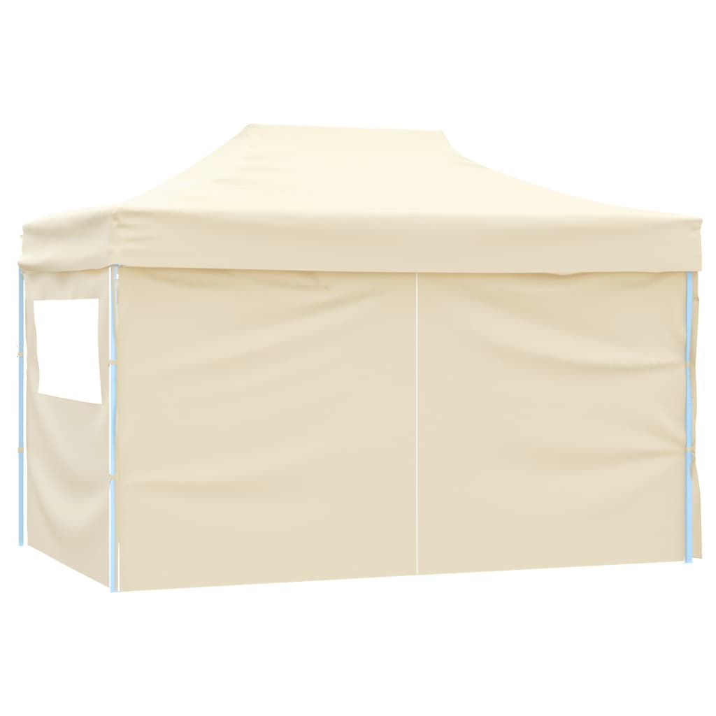 Partytent met 4 zijwanden inklapbaar 3x4 m staal