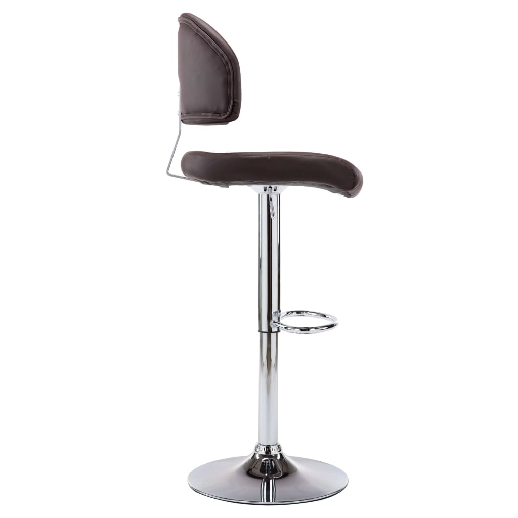 Tabourets de bar 2 pcs simili cuir